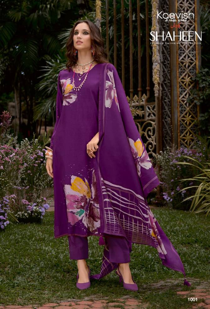 Shaheen By Kaavish Viscose Pashmina Printed Suits Wholesalers In Delhi